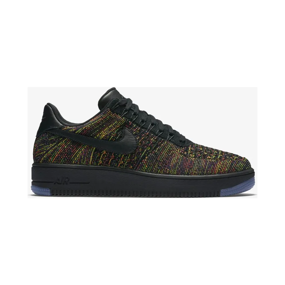 Nike Air Force 1 Low Flyknit Black Multi-Color (817419-001)