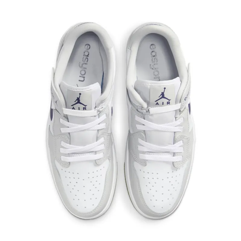 Jordan 1 Low EasyOn White Neutral Grey Gum Midnight Navy (DM1206-146)