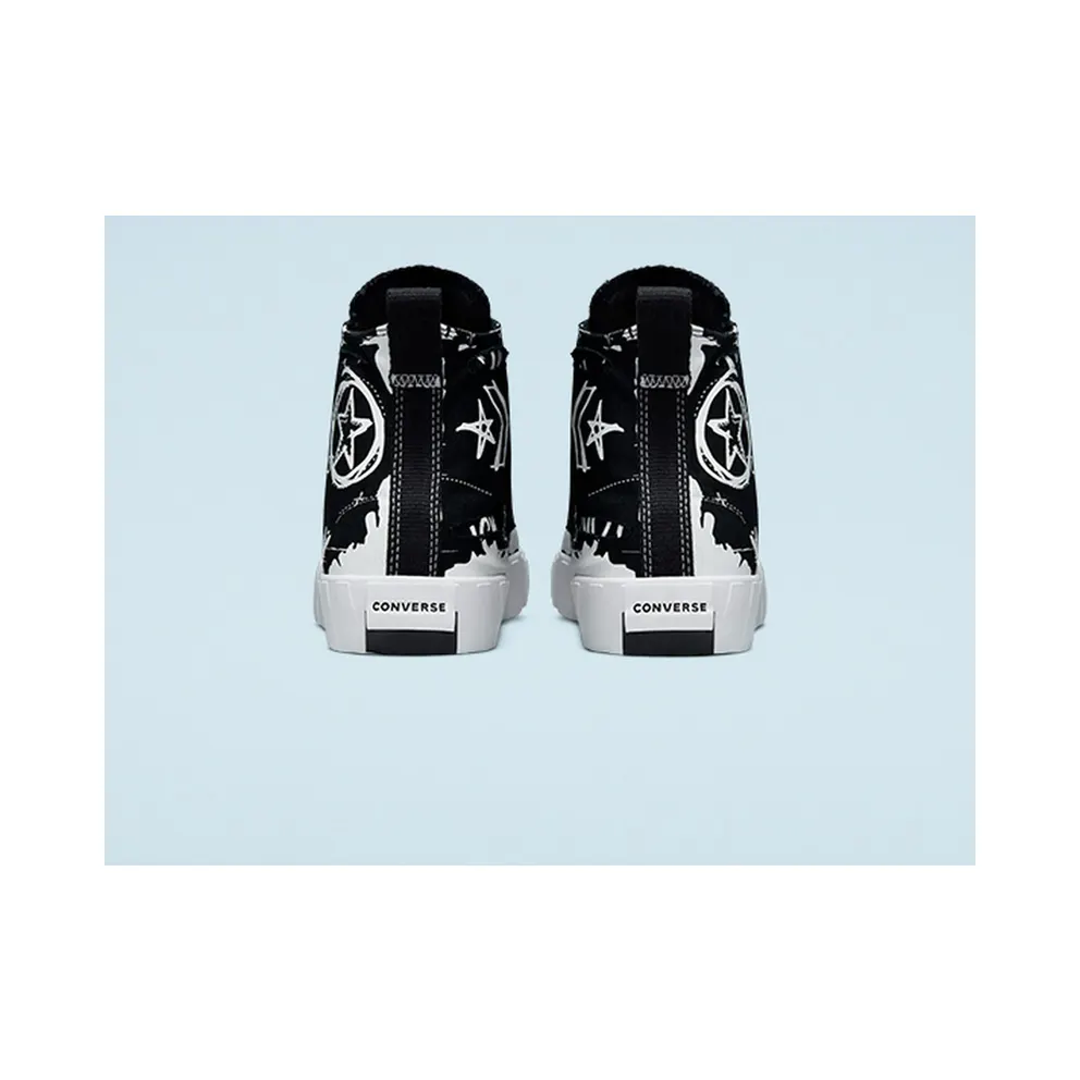 Converse Script Print UNT1TL3D High Top Black/black/white (171230C)