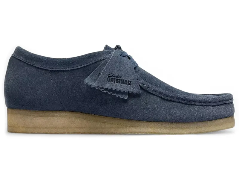 Clarks Originals Wallabee Denim Blue Suede (26186773)