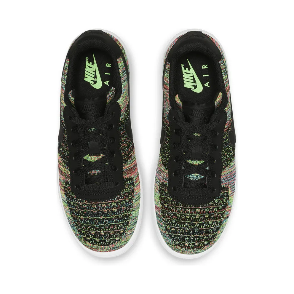 Nike Air Force 1 Flyknit 2.0 Multi-Color (GS) Black/Hyper Pink-Volt-Black (BV0063-002)