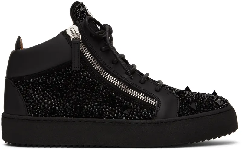 Giuseppe Zanotti Black Camoscio (RU20020-X1375)