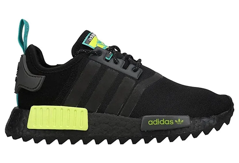 adidas NMD R1 Trail Black Solar Yellow (GS) (FV4717)