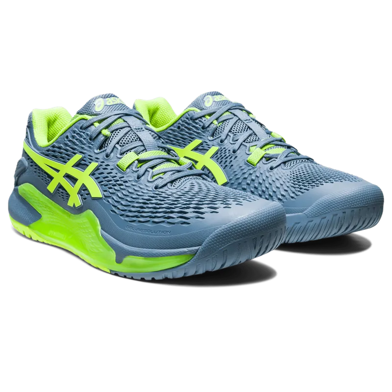 Asics GEL-RESOLUTION 9 Steel Blue/Hazard Green (1041A330.400)