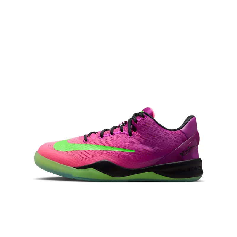 Kobe 8 – “Red Plum / Pink Flash / Electric Green” (IR1853-500)