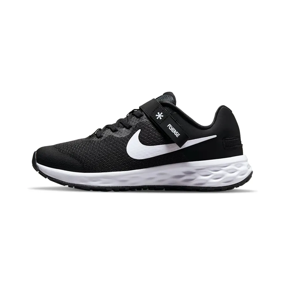 Nike Revolution 6 FlyEase Straßenlaufschuh für einfaches An- und Ausziehen für ältere Schwarz (DD1113-003)