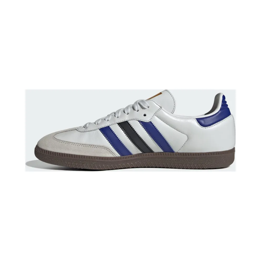 adidas Samba OG Crystal White Active Blue Black (ID1381)