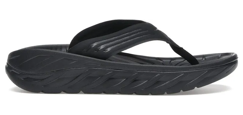 Hoka One Ora Recovery Flip Black Dark Gull Grey (1099675-BDGGR)