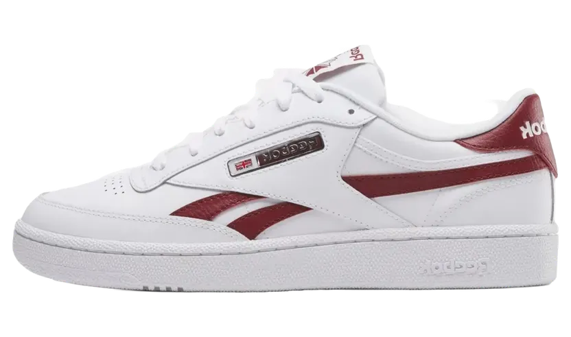 Reebok Club C Revenge “White / Rich Maroon / White” (100201-199)