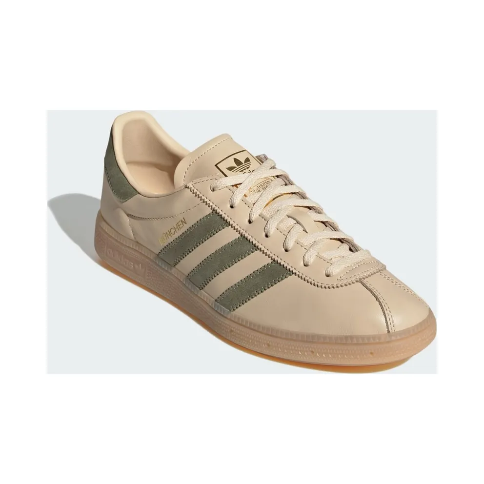 Adidas MUNCHEN Shoes Sand Strata / Tent Green / Gum (LA4522)