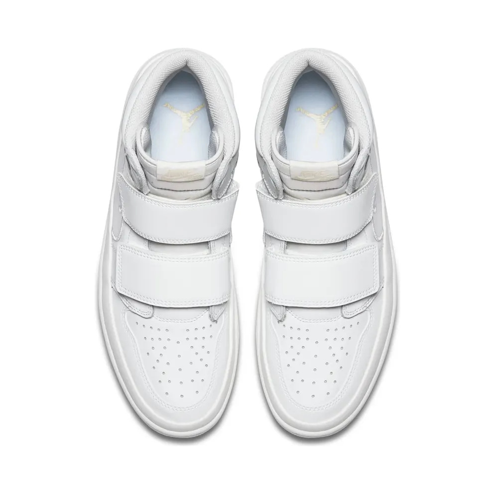 Jordan 1 Retro High Double Strap Summit White Summit White/Light Cream-Summit White (AQ7924-100)