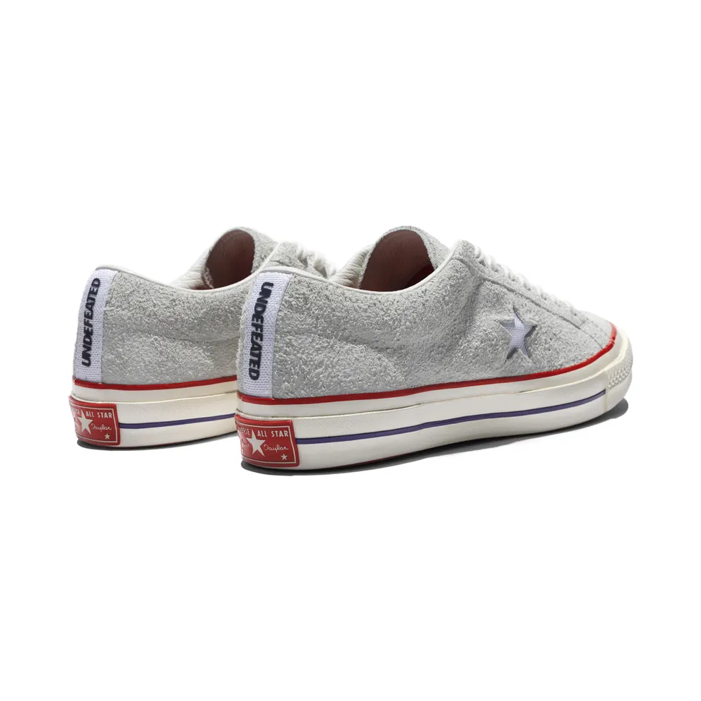Converse One Star Ox Undefeated White Blanc De Blanc/High Risk Red (158893C)