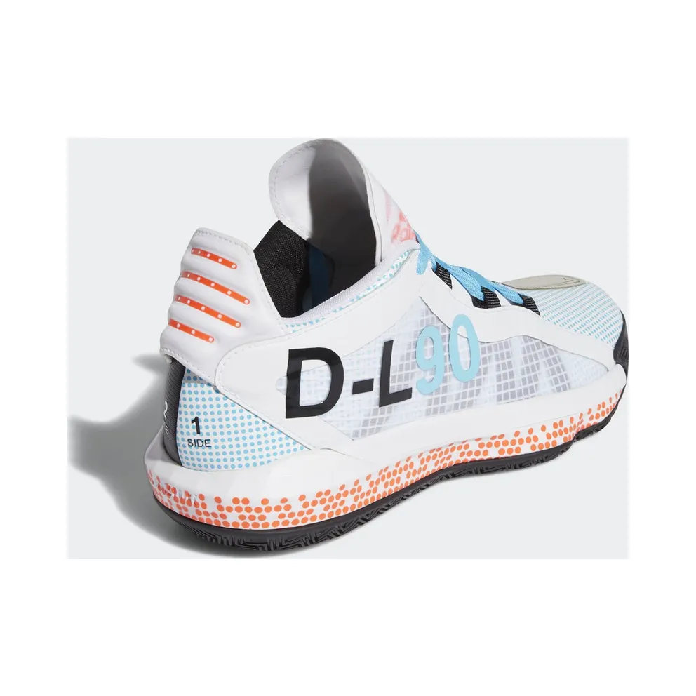 adidas Dame 6 Pusha T I Am My Own Fan White/Blue/Orange (FW5749)