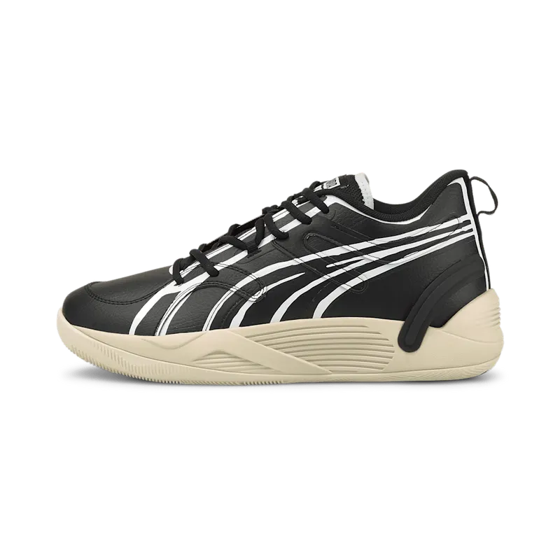 Puma x Joshua Vides TRC Blaze Court Basketball Shoes White/Black (377134-01)