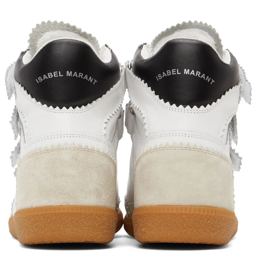 Isabel Marant White Bilsy Vintage Sneakers (00MBK0037-00M007S) (4)