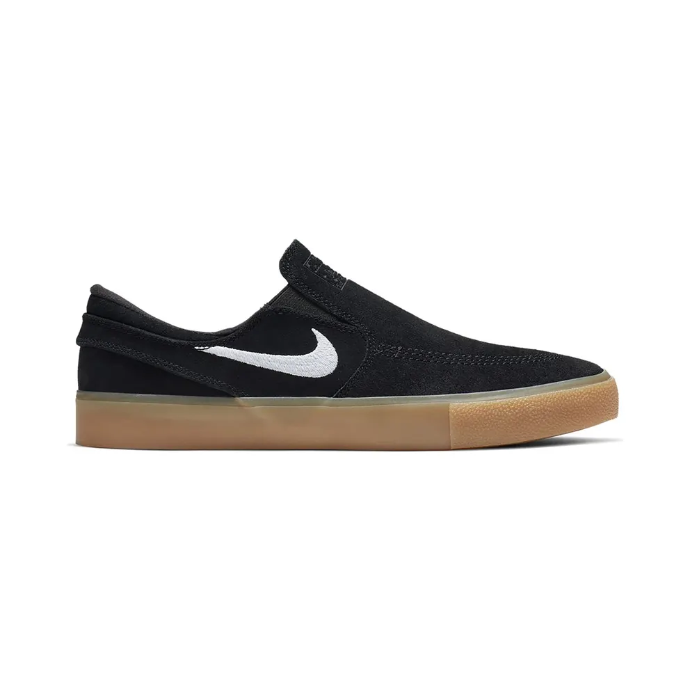 Nike SB Zoom Janoski Slip RM Black White Gum Black/White-Black-Gum Light Brown (AT8899-001)