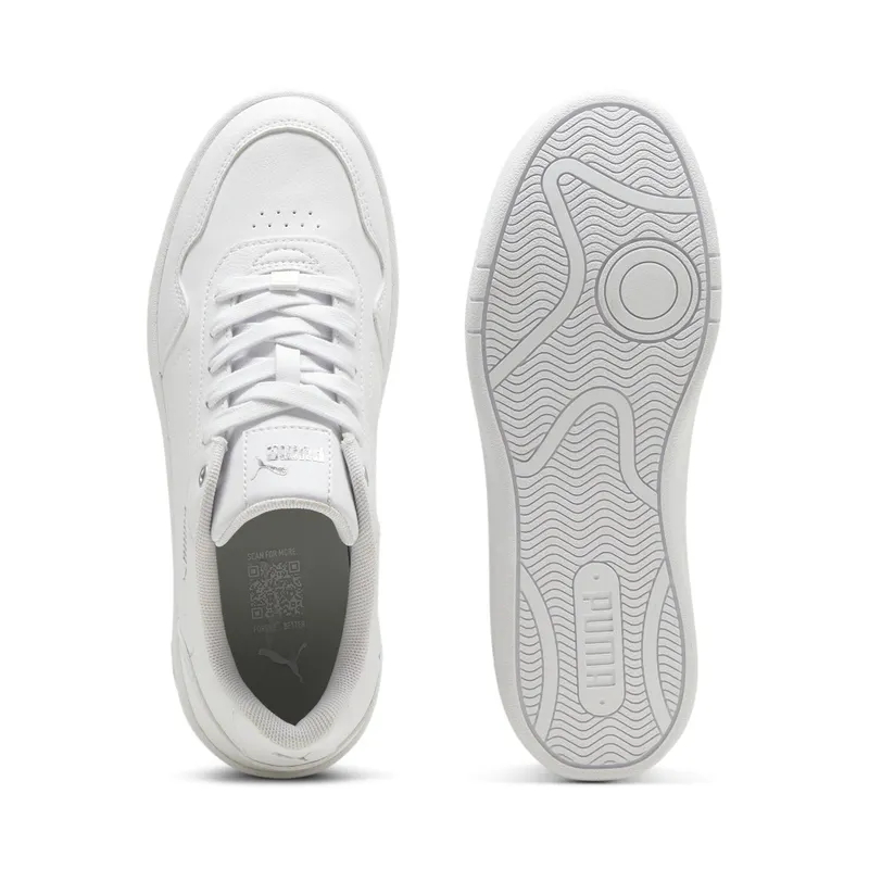 Puma Court Classy “Puma White / Puma Silver” (395021_01)