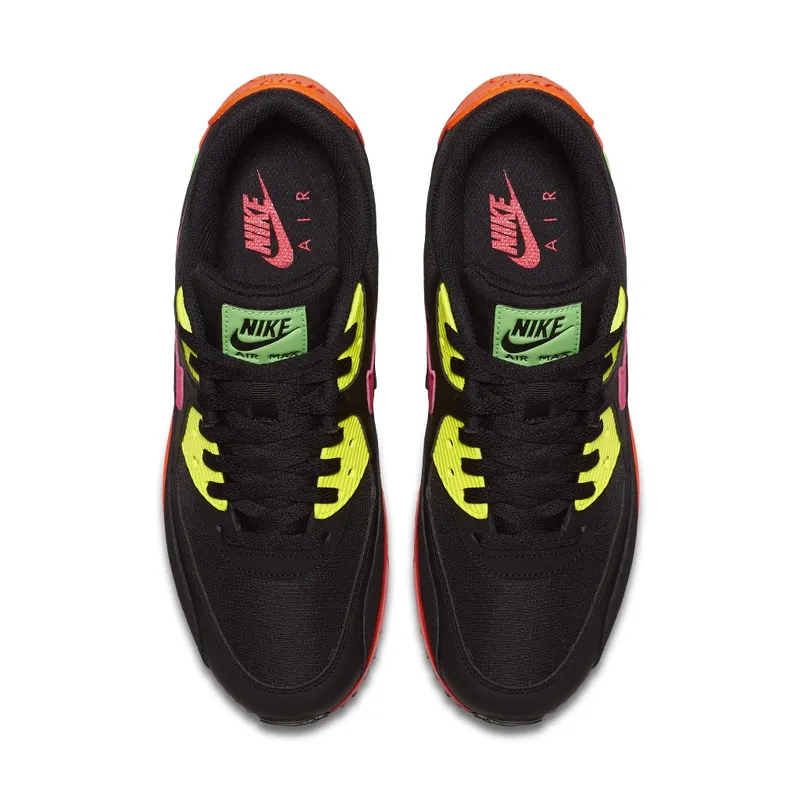 Nike Air Max 90 Tokyo Neon Black/Racer Pink-Hyper Crimson-Green Strike-Volt (CI2290-064)