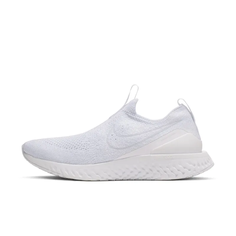 Nike Epic Phantom React Flyknit White Pure Platinum (W) White/White-Pure Platinum (BV0415-100)