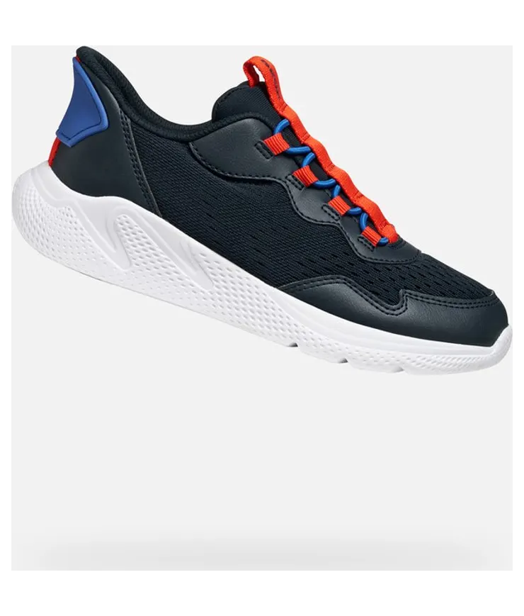 Geox sneaker Marineblauw/Rood (J56NQC01454C0735)