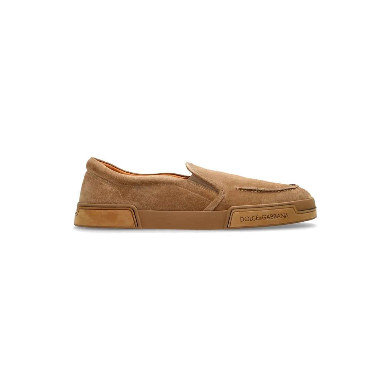 Dolce & Gabbana Portofino Round Toe Sneakers Hazelnut (A50732 AT441 8S222)
