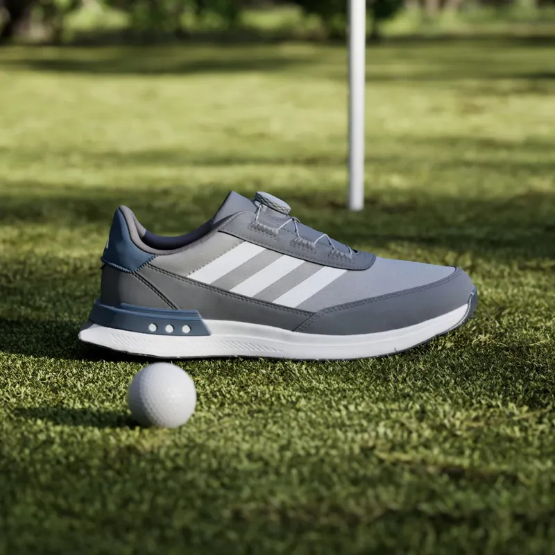 adidas S2G Spikeless BOA 24 Wide Golf Grey Cloud White Preloved Ink (IG0882)