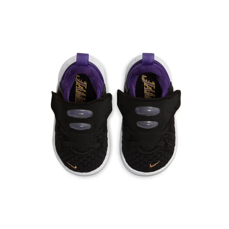 Nike LeBron 18 TD ‘Lakers’ Black/Court Purple/White/Metallic Gold (CT4706-004)