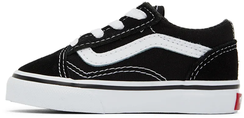 Vans Baby Black & White Old Skool Sneakers (VN0A3TFY6BT1)