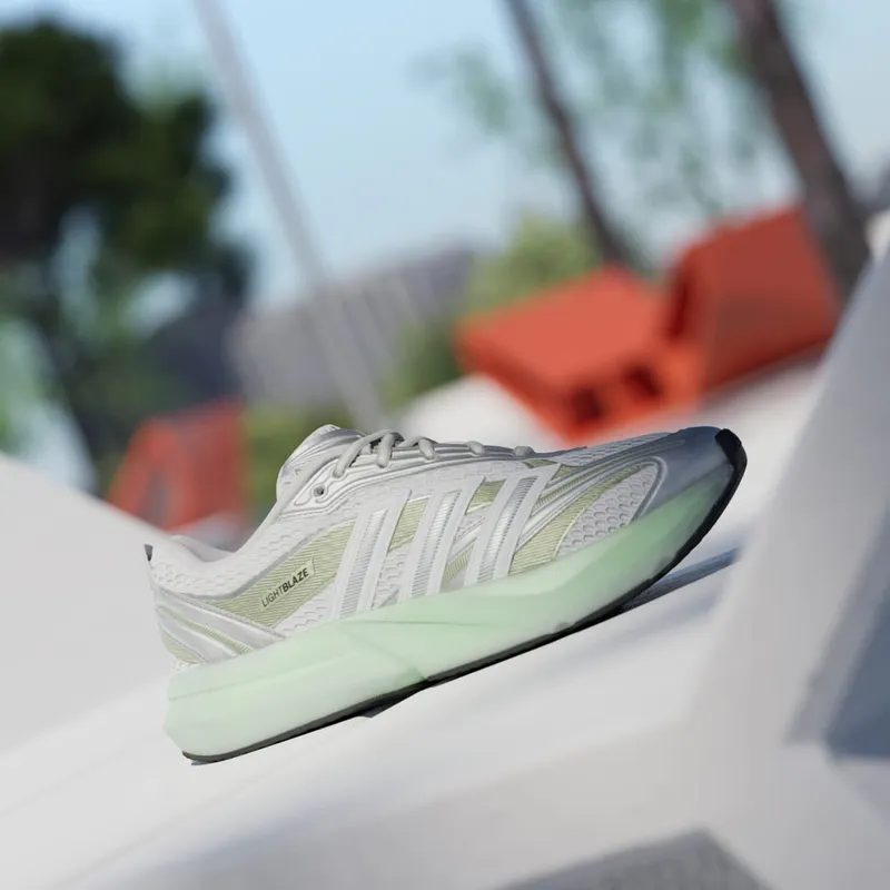 Adidas Lightblaze Glow Cloud White / Silver Metallic / Magic Lime Met (JP6328)