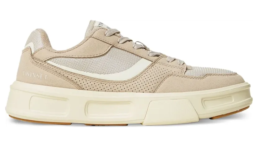 TWINSET Fessura sneakers – Beige (251TCP034)