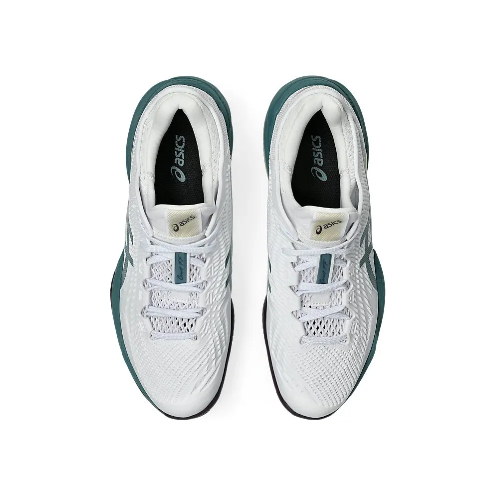 ASICS COURT FF 3 CLAY “White / Foggy Teal” (1041A371-107)
