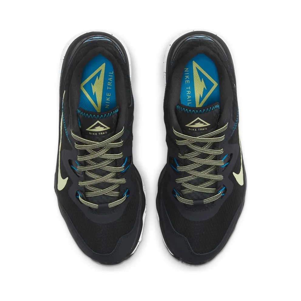 Nike Juniper Trail “Off-Noir / Black / Laser Blue / Limelight” (CW3809-004)
