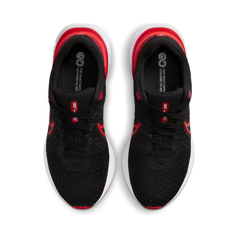 Nike React Infinity Run Flyknit 3 Road Running Black (DD3024-008)
