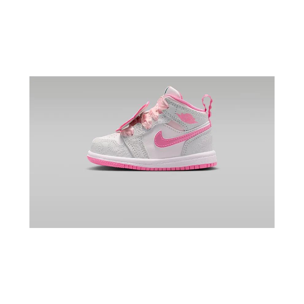 Jordan 1 Mid SE Spring Flowers “Vast Grey / Pearl Pink / Pink Bloom / Pink Glow” (II0590-001)
