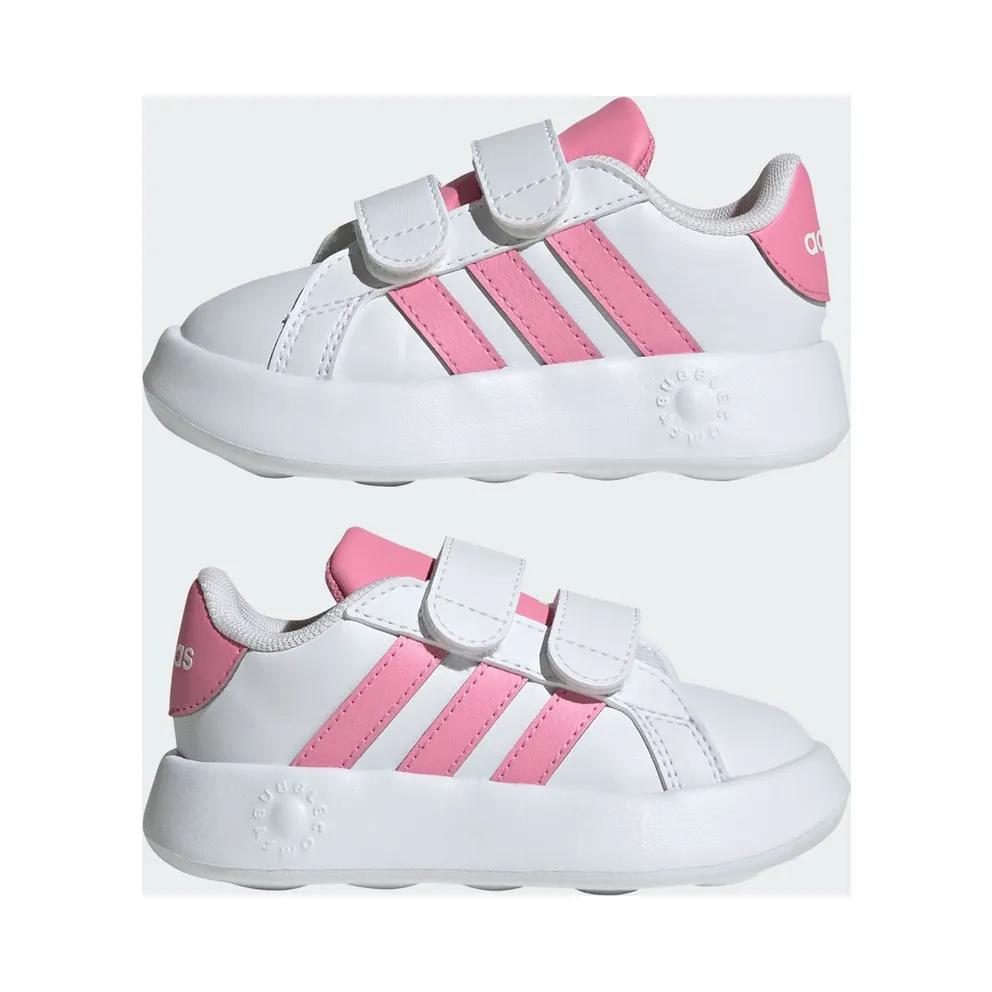 Adidas Grand Court 2.0 Kids Cloud White / Bliss Pink / Core Black (JS4342)