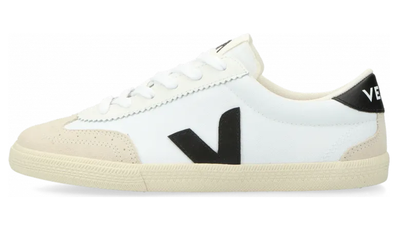 VEJA Volley Canvas (white / black) – VO0103524