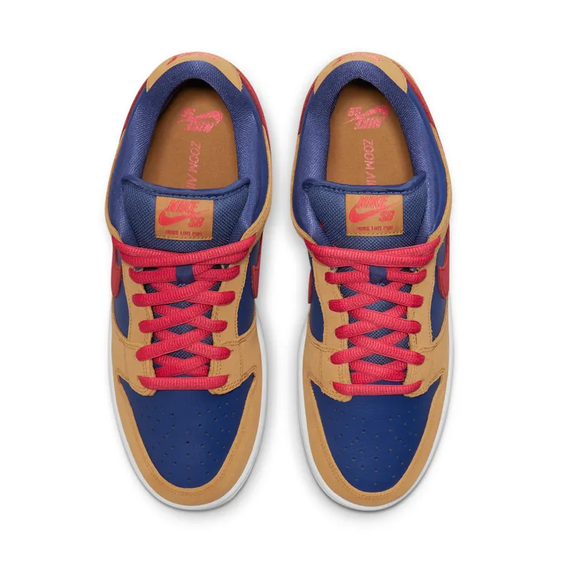 Nike SB Dunk Low Papa Bear (2021) – “Wheat / Light Fusion Red / Dark Purple” (BQ6817-700)