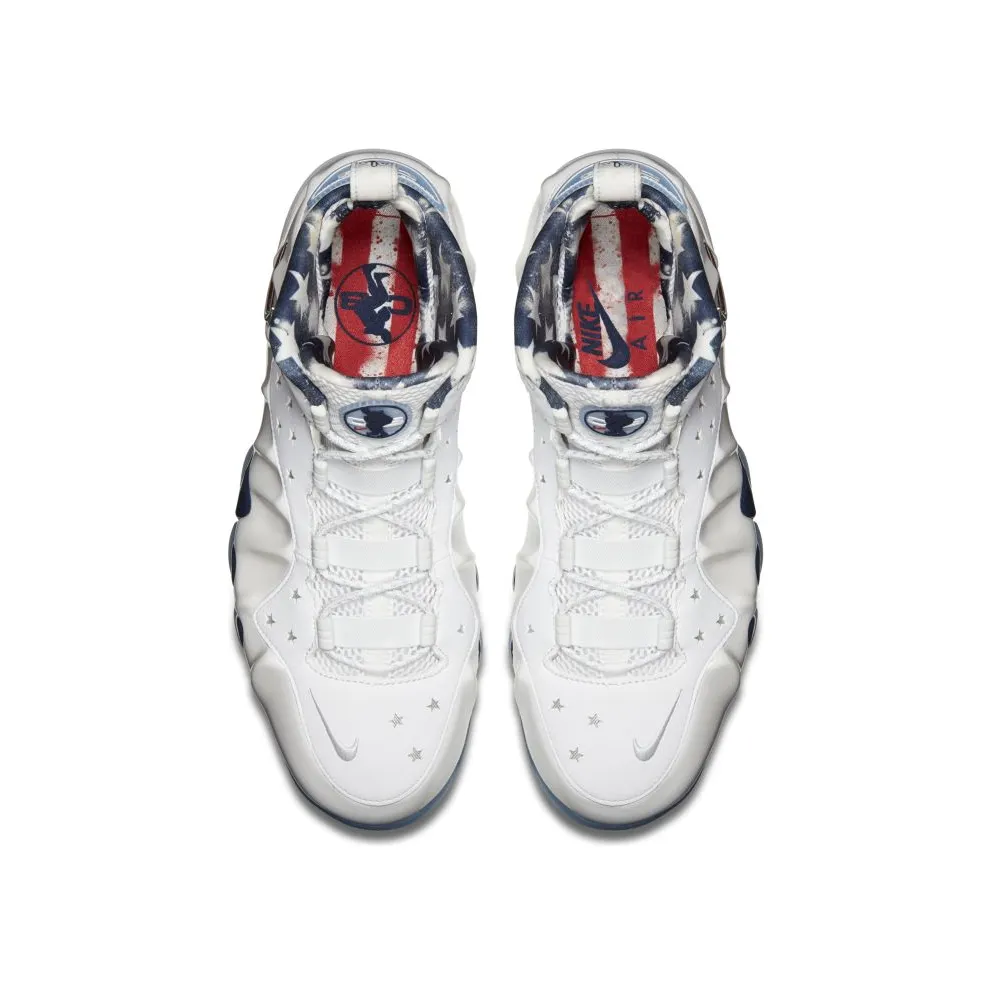 Nike Barkley Posite Max USA White/Metallic Silver-Midnight Navy (588527-100)