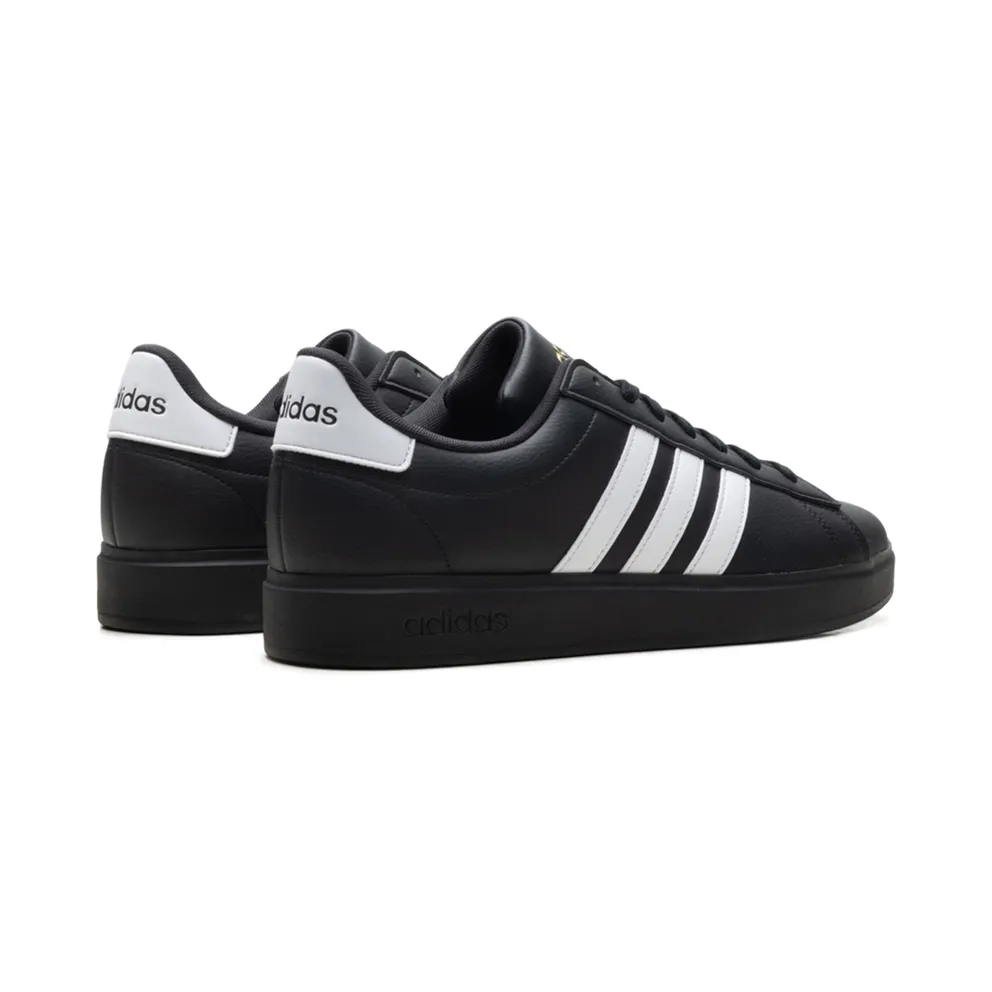 Adidas Grand Court 2.0 “Core Black / Cloud White / Gold Metallic” (JR0546)