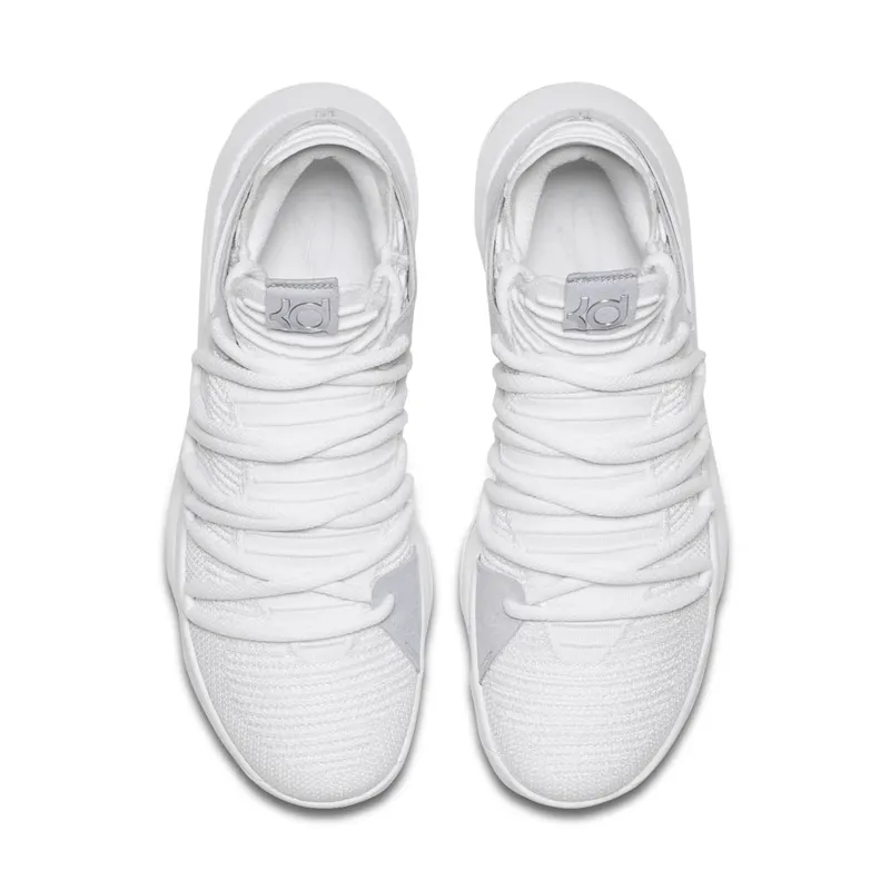 Nike KD 10 Still KD White/Metallic Silver-Pure Platinum (897815-100)