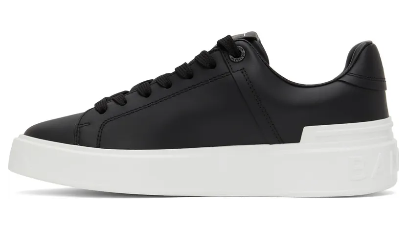 Balmain Black B-Court Sneakers (XN1VI690LVTR) (3)