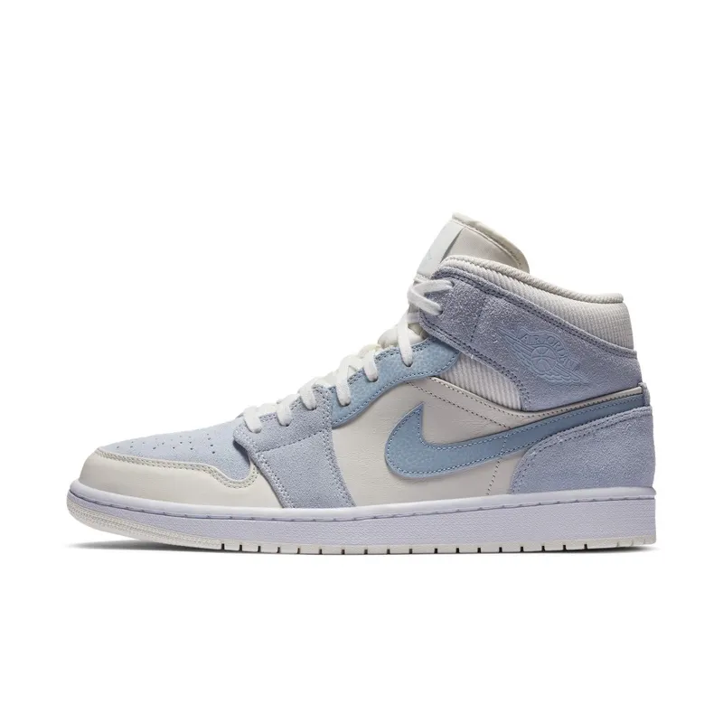 Jordan 1 Mid Mixed Textures Blue Sail/Blue (DA4666-100)
