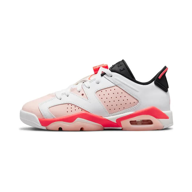 Jordan 6 Retro Low Atmosphere (GS) “White / Infrared 23 / Black / Atmosphere” (768878-102)