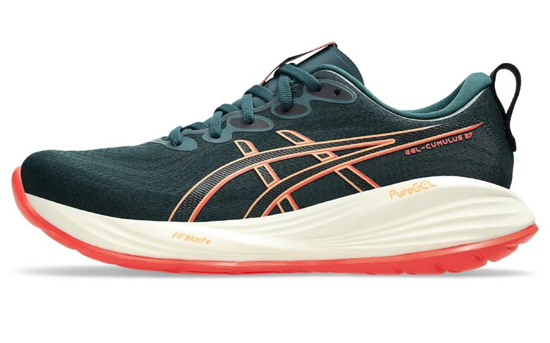ASICS Gel-Cumulus 27 Saxon Green Coral Reef (1011B960-301)