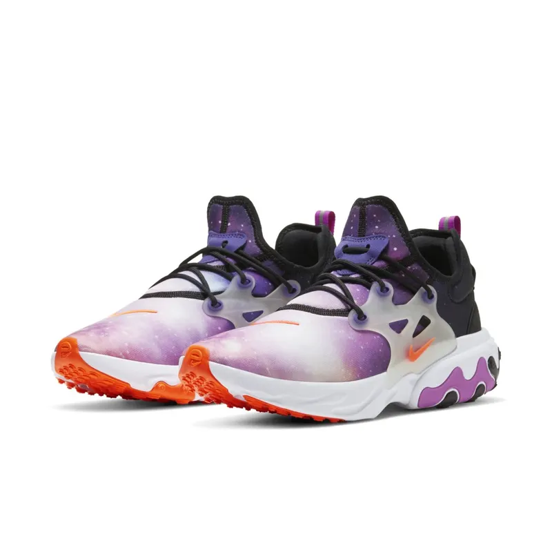 Nike React Presto Galaxy Black/White-Orange-Purple (CN7664-002)
