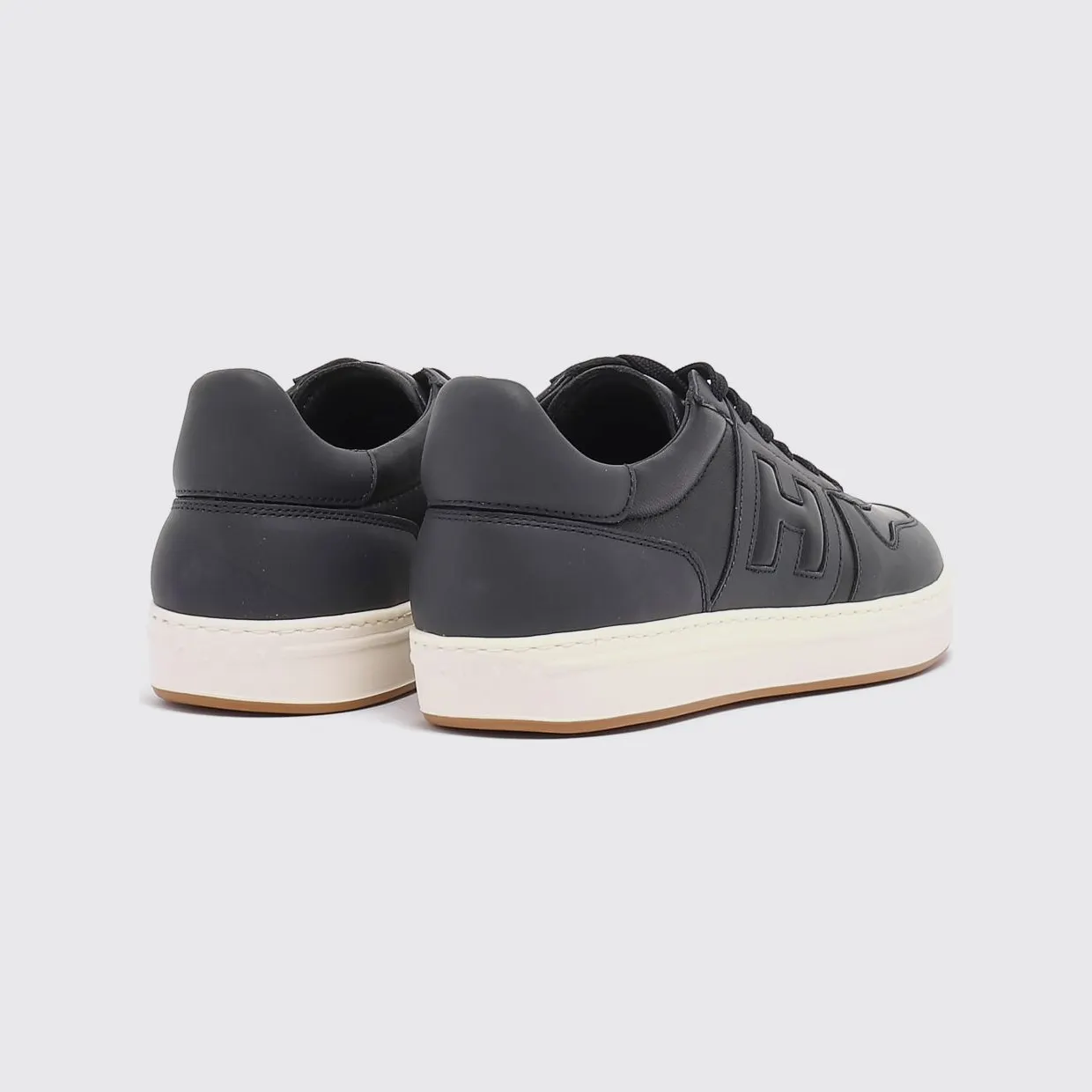 Hogan H-TV Leather Sneakers Navy (HXM6680FZ00UAIU801) (2)