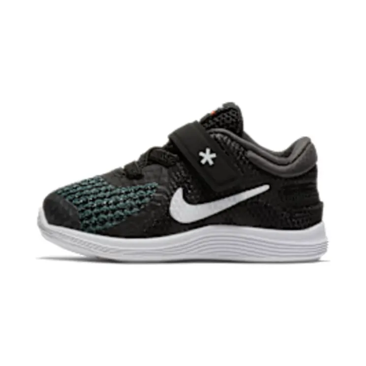 Nike Revolution 4 FlyEase “Black / Anthracite / Total Crimson / White” (AH7796-001)