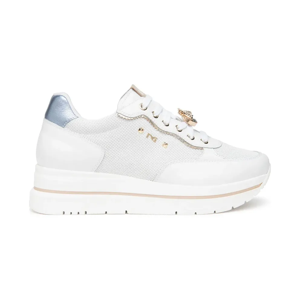 Black Giardini sneaker Gold / Silver / White (E615202D-707)