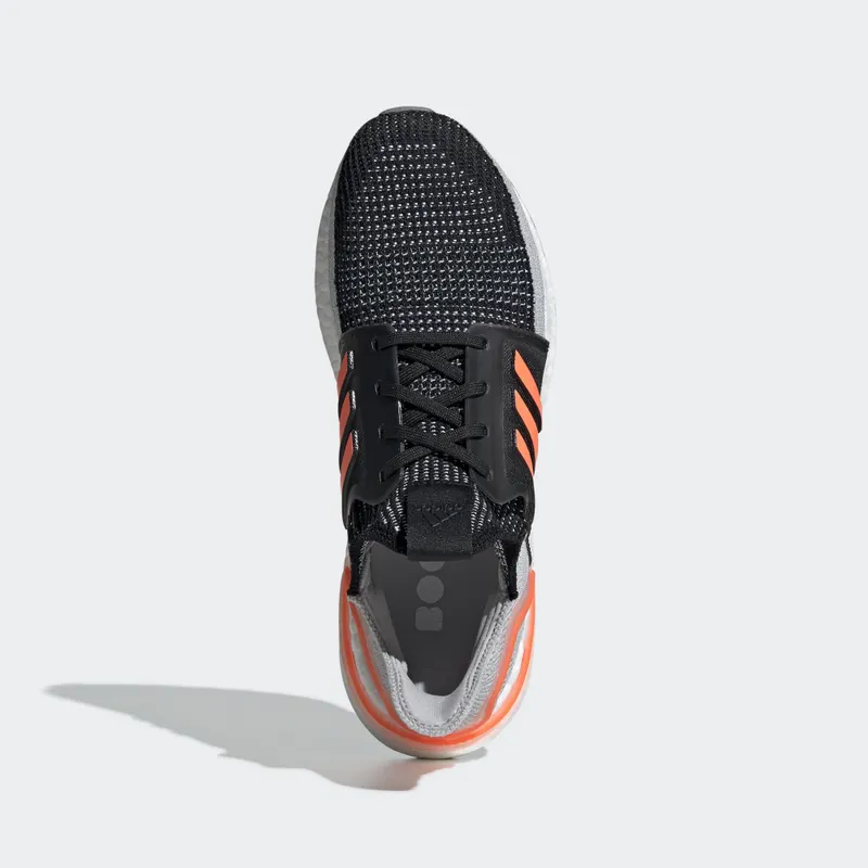adidas Ultra Boost 19 Solar Orange Core Black/Solar Orange/Glow Blue (G27516)