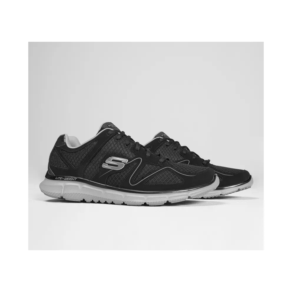 Skechers Verse – Flash Point – Black / Grey (58350 BKGY)